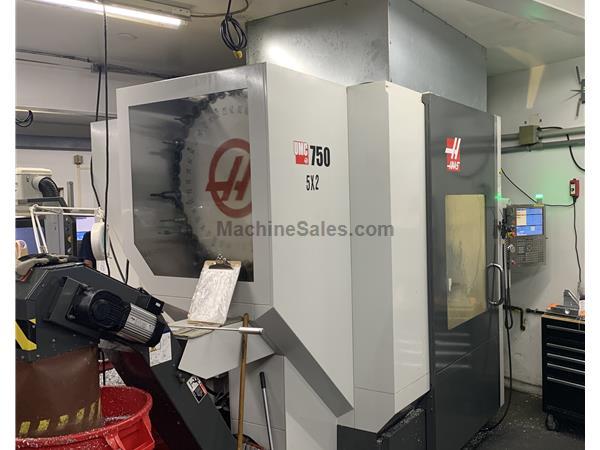 30&quot; X AXIS 20&quot; Y AXIS Haas UMC-750 UNIV 5-AXIS, Haas Control, Trunnion Table, CT 40, 40 ATC, CTS,