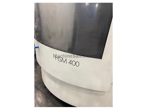 Mikron #HSM-400HS, 7 pallet, 500x450x360 travels, HSK 63, 60000 RPM, chip, dust collect, H Mikron #HSM-400HS, 7 pallet, 500x450x360 travels, HSK 63, 60000 RPM, chip, dust collect, H