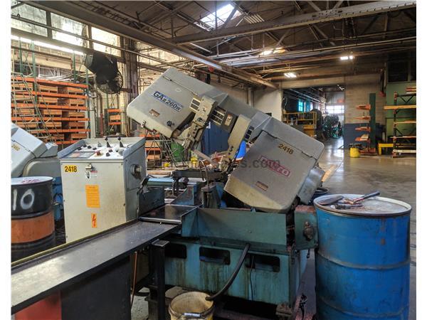 12" Width 10" Height Daito GA260 III HORIZONTAL BAND SAW, Autofeed, Double Vise, 12" Width 10" Height Daito GA260 III HORIZONTAL BAND SAW, Autofeed, Double Vise,