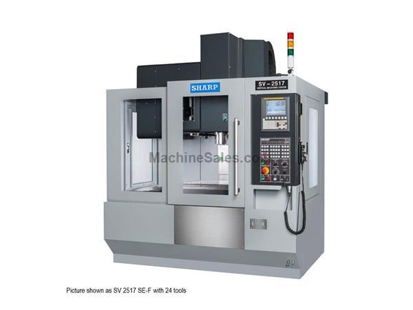 25" X Axis 17" Y Axis Sharp SV-2517 S-F Mini Mill VERTICAL MACHINING CENTER, Fan 25" X Axis 17" Y Axis Sharp SV-2517 S-F Mini Mill VERTICAL MACHINING CENTER, Fan