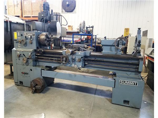 19&quot; Swing 60&quot; Centers Summit 19-3&quot; ENGINE LATHE, Inch/Metric,gap, Taper, 3-Jaw, Newall DRO,