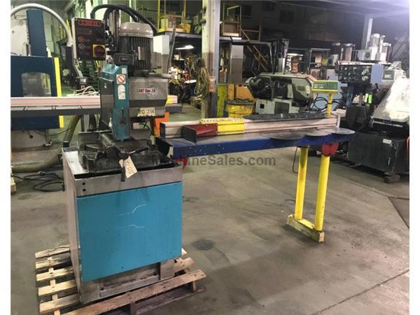 USED KMT C 360 SA SEMI-AUTOMATIC VERTICAL COLUMN COLD SAW WITH 6' TIGER STOP, Year 2006, S USED KMT C 360 SA SEMI-AUTOMATIC VERTICAL COLUMN COLD SAW WITH 6' TIGER STOP, Year 2006, S