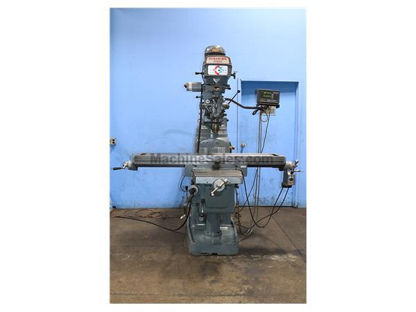 58&quot; Table 4HP Spindle Clausing-Kondia FV-300 VERTICAL MILL, #30 Quick Switch, Mitutoyo DRO, Vari-Speed, Servo