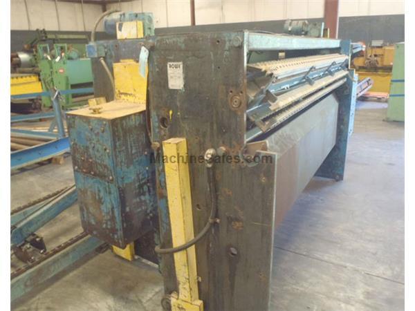 60&quot; (1524mm) x .135&quot; (4.75mm), ROWE, STACKER FOR CUT-TO-LENGTH LINE, (12041)