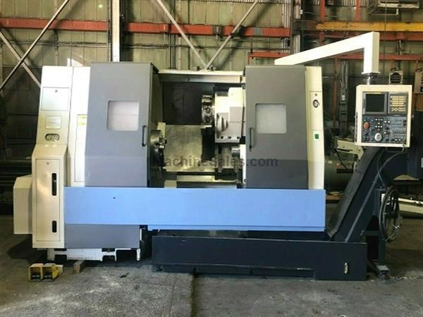 DOOSAN PUMA 400MB CNC TURN MILL 18″ CHUCK 5.2″ BORE C AXIS LIVE TOOL LATHE