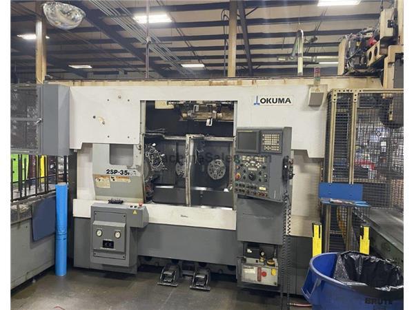 OKUMA ACT 2SP-35HG TWIN SPINDLE CNC LATHE NEW: 2006 | JS