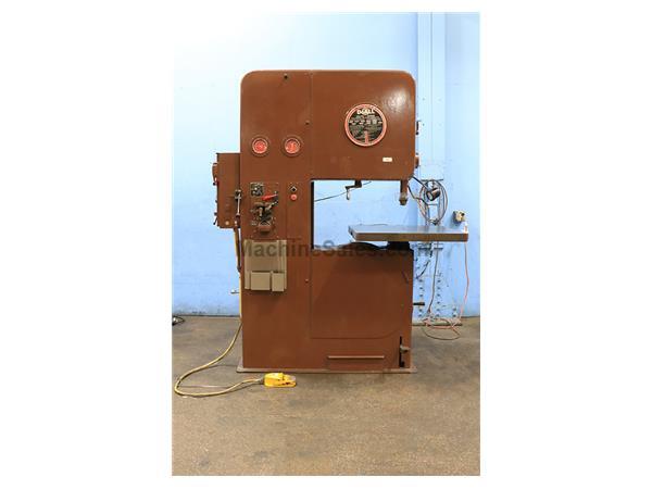 26&quot; Throat 12&quot; Height DoAll 2612-1 VERTICAL BAND SAW, Vari-Speed, DBW15 Blade Welder, 3 HP, Weight Type