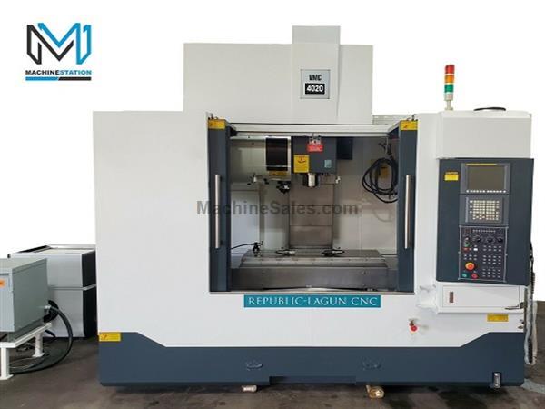 REPUBLIC LAGUN VGC 4020 CNC MACHINING CENTER MILL REPUBLIC LAGUN VGC 4020 CNC MACHINING CENTER MILL