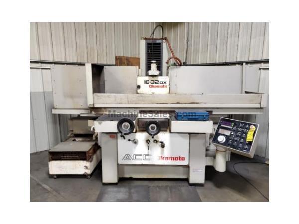 16" Width 32" Length Okamoto ACC-1632DX, NEW 2002, 3-AXIS AUTOMATIC, SURFACE GRI