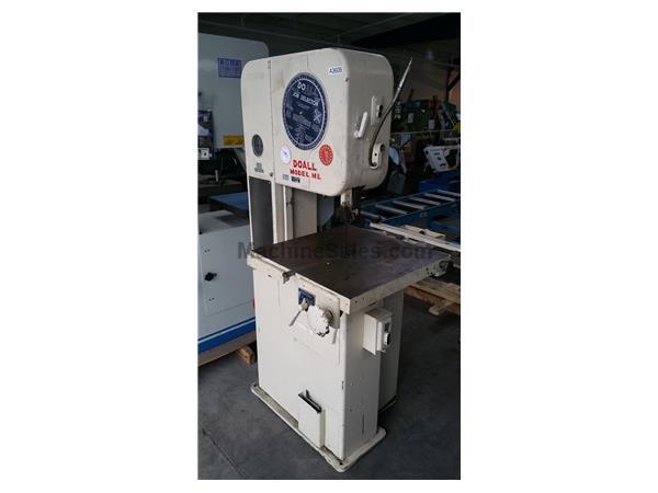 16" x 10" DoAll #ML, vertical heavy duty bandsaw, 50-5200 FPM, hydraulic power t