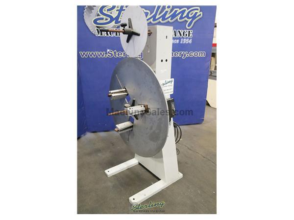 600 lb. Pennsylvania Industries #SRA-600, powered coil reel w/ paper interleaf, 10&quot; width, 8&quot;-18&quot; ID range, 28 RPM, 2-24&quot; keepers, variable speed, #A5