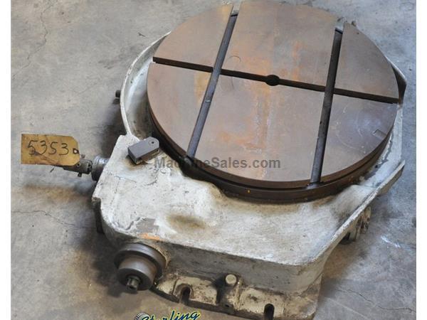 24" Kearney & Trecker, horizontal rotary table, #5353 24" Kearney & Trecker, horizontal rotary table, #5353