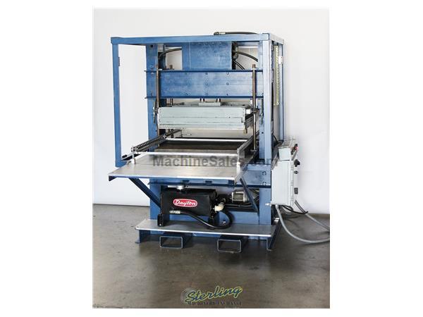 50 Ton, Dayton #992, hydraulic molding press, 8 stroke, 8" daylight, 30" x 30&qu