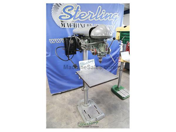 16" Delta Rockwell, drill press, table elevation mechanism, drill chuck, 220 V., 3-Ph 16" Delta Rockwell, drill press, table elevation mechanism, drill chuck, 220 V., 3-Ph