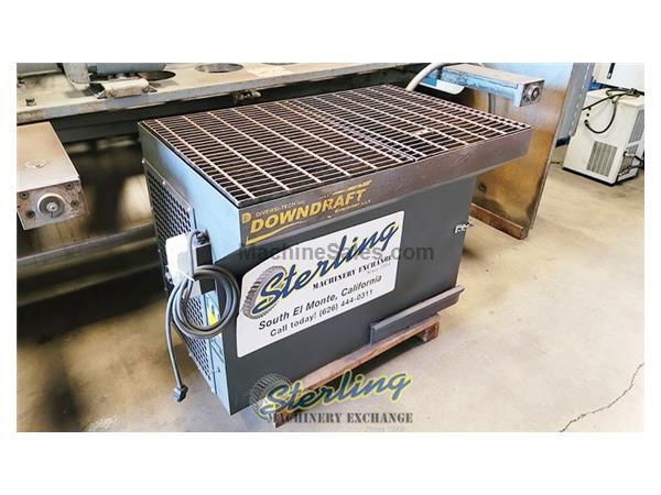 1500 cfm Diversi-Tech #DD-2X4, downdraft bench, 1-phase, reverse pulse cleaning system, ca