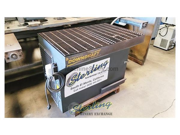 1500 cfm Diversi-Tech #DD-2X4, downdraft bench, 1-phase, reverse pulse cleaning system, ca 1500 cfm Diversi-Tech #DD-2X4, downdraft bench, 1-phase, reverse pulse cleaning system, ca