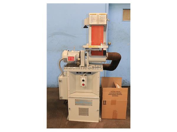 6&quot; Width 36 Hammond 600D, NEW 2000's, WITH BUILT-IN DUST COLLECTOR BELT GRINDER, PLATEN CAN BE USED VERTICALLY OR HORIZONTALLY