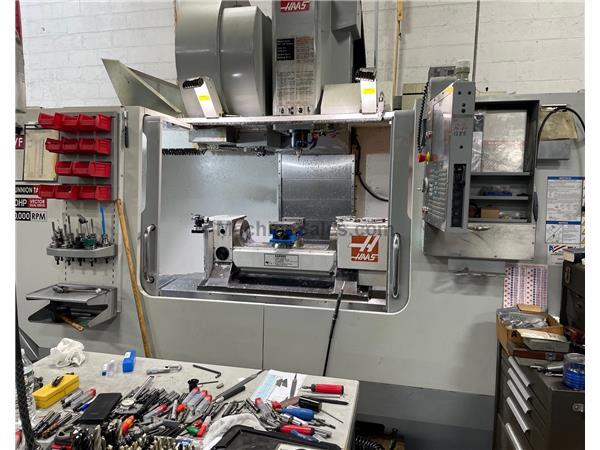 50&quot; X AXIS 26&quot; Y AXIS Haas VF-5D/40TR UNIV 5-AXIS, Haas 5-Axis Control, Trunnion Tbl,10,000 RPM,40ATC
