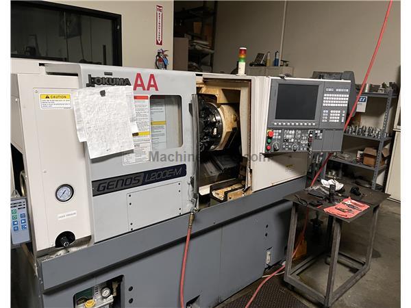 2014 Okuma Genos L200E-M CNC Lathe with Live Tooling and Bar Feeder