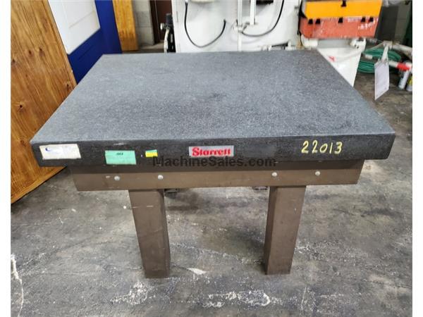 STARRETT BLACK GRANITE SURFACE PLATE