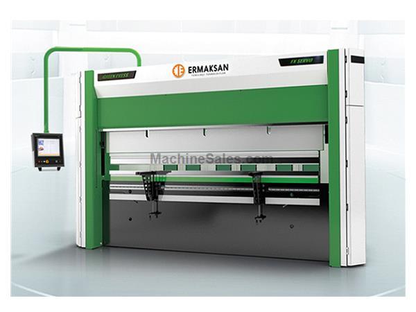 72 Ton x 6.8' Ermak CNC Green Press Brake with FX Servo 72 Ton x 6.8' Ermak CNC Green Press Brake with FX Servo
