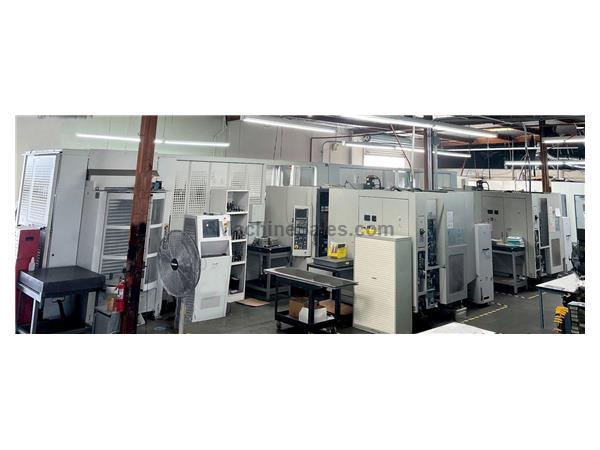 2011 Kiwa FH-45 4-Axis Horizontal Machining Center Cell System 2011 Kiwa FH-45 4-Axis Horizontal Machining Center Cell System