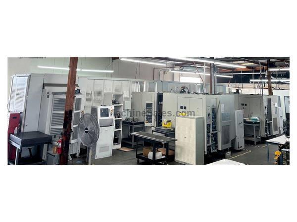 2011 Kiwa FH-45 4-Axis Horizontal Machining Center Cell System