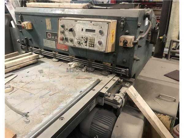 1984 1/4" x 4' Amada M-1260 Mechanical Squaring Shear 1984 1/4" x 4' Amada M-1260 Mechanical Squaring Shear