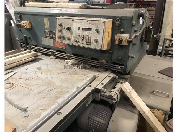 1984 1/4" x 4' Amada M-1260 Mechanical Squaring Shear