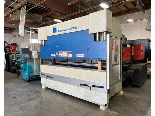 2001 121 Ton x 10' Trumpf C110 CNC Press Brake 2001 121 Ton x 10' Trumpf C110 CNC Press Brake