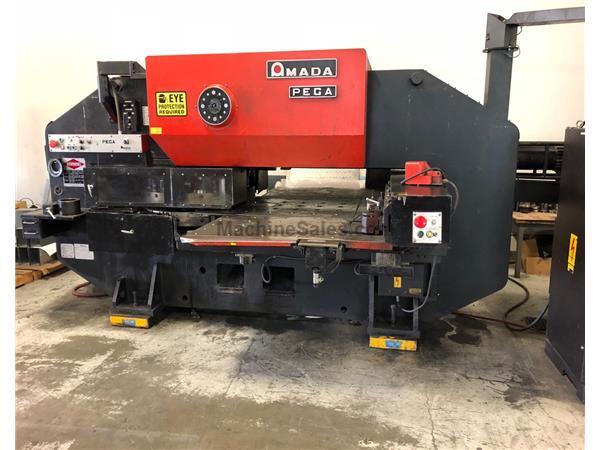 1988 33 Ton Amada Pega 345 King CNC Turret Punch 1988 33 Ton Amada Pega 345 King CNC Turret Punch
