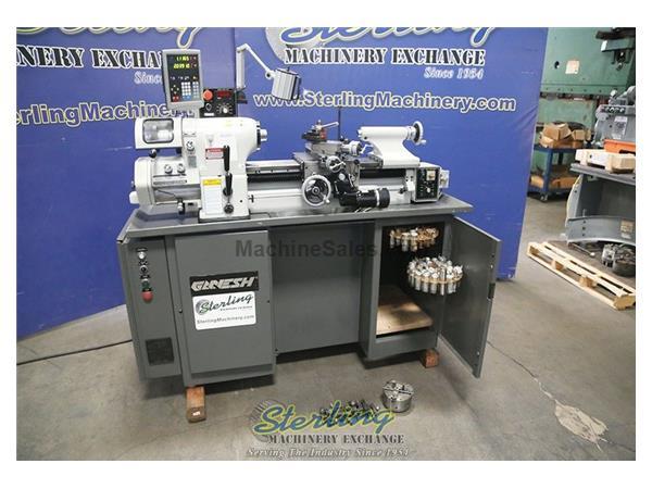 13&quot; x 14&quot; Ganesh #CTL-618, precision toolroom lathe, 1-1/4&quot; hole, Newall 2-Axis digital read out, #A6891