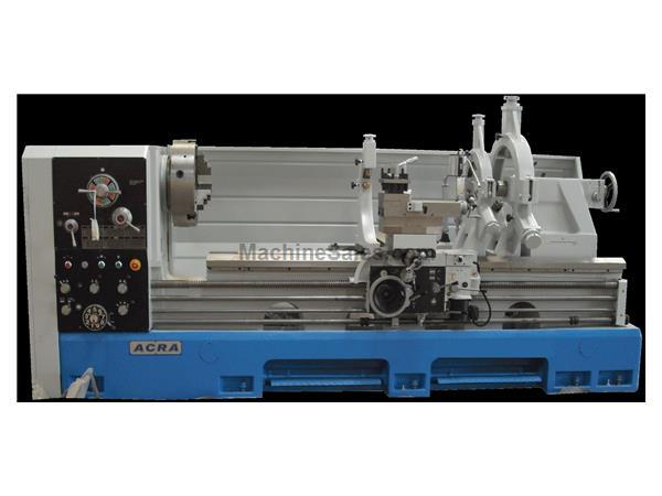 32" Swing 80" Centers Acra 3280SET ENGINE LATHE, 6"bore, A2-11 spindle nose