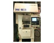EMAG VSC 250 CNC Vertical Lathe, 10" Chuck, 12 Station ATC, Gantry Loader  Siemens Si