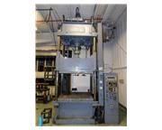 150 Ton 40" Stroke Dake 4-Post Hydraulic Heated Platen Press