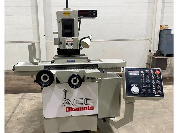 6" x 18", Okamoto ACC-6.18DX3, 8" x 1" Whl, 2HP, Auto-F 6" x 18", Okamoto ACC-6.18DX3, 8" x 1" Whl, 2HP, Auto-F
