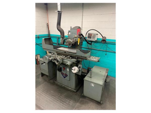 8&quot; Width 24&quot; Length Jones  Shipman 1400, 2X DRO, COOLANT, 824PMC, SURFACE GRINDER, POWER ELEV., COOLANT, 8&quot; WHEEL