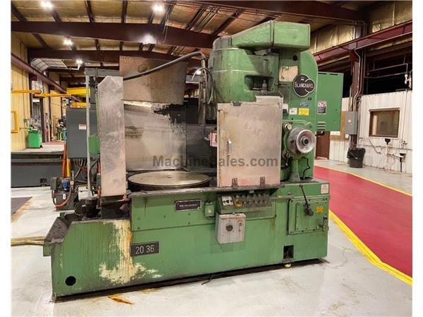 36&quot; Chuck 50HP Spindle Blanchard 20-36, NEW 1976, WET BASE, EXCELLENT CHUCK LIFE ROTARY SURFACE GRINDER, VARIABLE HOLD NEUTOFIER,