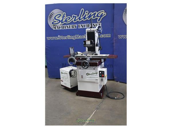 6&quot; x 18&quot; Chevalier #FSG-618M, manual precision surface grinder, 8&quot; x 1/2&quot; x 1-1/4&quot; wheel, Permanent Magnetic Chuck, 16-82 FPM, work light, #A6858