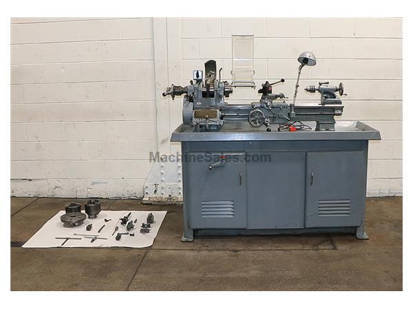 10&quot; Swing 28&quot; Centers South Bend Heavy 10 - CLC 187AB ENGINE LATHE, Threads,5C Collet Closer,34 Jaw,Aloris,Drill,Cent