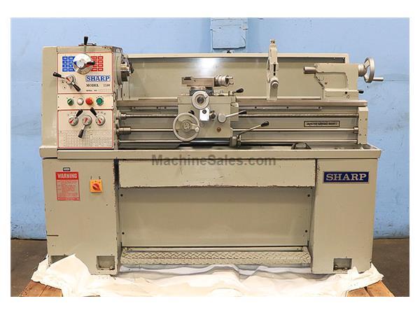 13" Swing 40" Centers Sharp 1340 ENGINE LATHE, Inch/Metric, Gap, Taper, Steady, 13" Swing 40" Centers Sharp 1340 ENGINE LATHE, Inch/Metric, Gap, Taper, Steady,