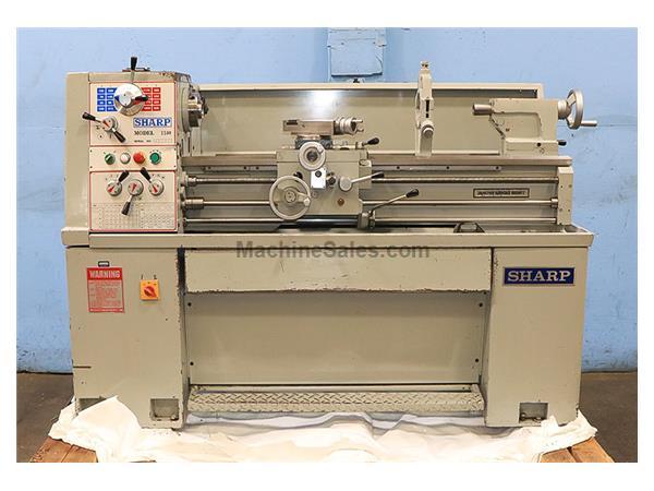 13" Swing 40" Centers Sharp 1340 ENGINE LATHE, Inch/Metric, Gap, Taper, Steady, 