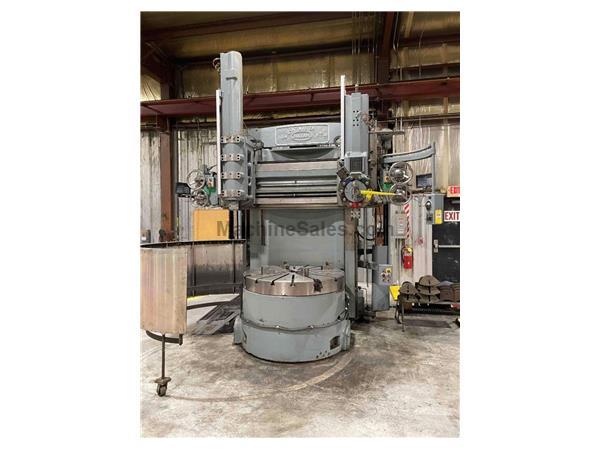 54" Table 62" Swing Bullard CUTMASTER VERTICAL BORING MILL, Ram, Turret, 4-Jaw, 54" Table 62" Swing Bullard CUTMASTER VERTICAL BORING MILL, Ram, Turret, 4-Jaw,