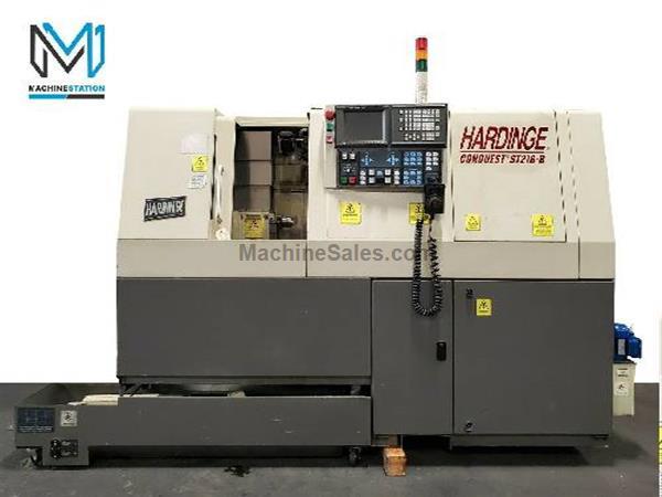 HARDINGE CONQUEST ST-216-B TWIN SPINDLE CNC LATHE