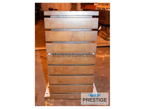 20.5" x 40"H x 21" Devlieg Stackable Angle Plate, T-Slotted
