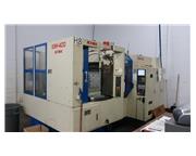 KIWA KNH-400 CNC HORIZONTAL MACHINING CENTER, 4-400mm Pallets, 10K RPM, 120 ATC,  FANUC 18