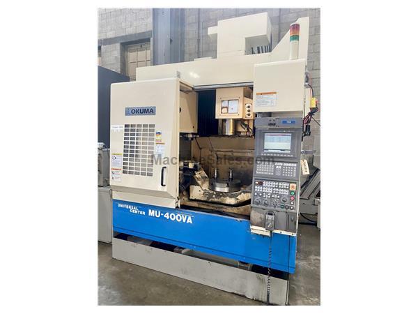 Okuma MU-400VA 5-Axis, OSP-E100M-H, 15.75"Dia Tbl, X/Y/Z 30"/18&q Okuma MU-400VA 5-Axis, OSP-E100M-H, 15.75"Dia Tbl, X/Y/Z 30"/18&q