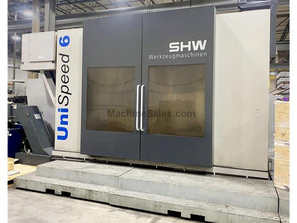 SHW UniSpeed 6, Siemens Sinumerik 840D, 63"x119" Tbl, X=118" SHW UniSpeed 6, Siemens Sinumerik 840D, 63"x119" Tbl, X=118"