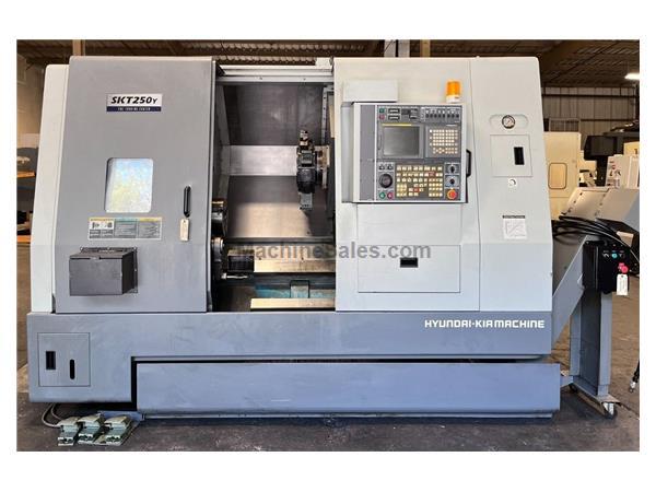 HYUNDAI KIA SKT-250Y CNC TURN MILL CENTER C Y AXIS LATHE