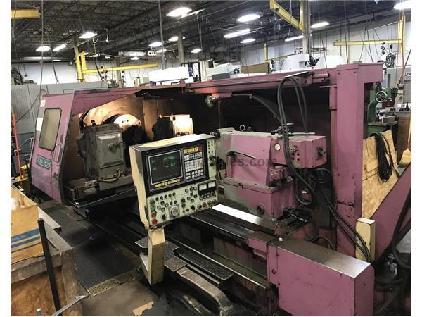 Okuma LH-55-N CNC Lathe, 1000 RPM, 36.02" x 78.74", A2-15 Nose, 6.89" Hole Okuma LH-55-N CNC Lathe, 1000 RPM, 36.02" x 78.74", A2-15 Nose, 6.89" Hole